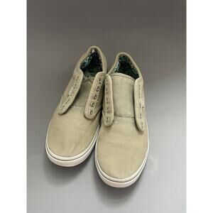 Vans Low Top Green/Gray Tennis Shoes Sneakers